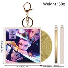 8 móc khóa hình nhân vật Demon Hurters, phụ kiện trang trí anime, móc treo ba lô. - Nhiều màu - Xem 15