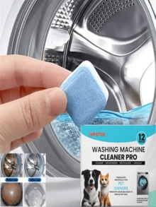 Washing Machine Cleaning Tablets, Cleans Washing Machine Drum For Home Front Load And Top Load, Removes Stains And Scale, Effectively Eliminates Odors From Washing Machine And Clothes, Ensures Fresh Odor-Free Laundry Experience, Efficient Cleaning, Long-Lasting Protection - Solid State - View 2