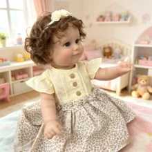 20 Inch NPK Maddie Realistic Reborn Baby Doll, Cute Hand-Painted Soft Hair Huggable Doll, High Quality - Champagne - View 3