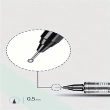 10/20支装速干液体墨水笔，0.5mm黑色/蓝色/红色墨水，学校/办公室必备，开学季好物 - 均碼 - 查看 7