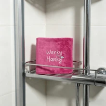1 chiếc khăn tắm ngộ nghĩnh 12" x 12", quà tặng ngày lễ, khăn lau mặt siêu mềm bằng sợi microfiber thêu chữ độc đáo, thích hợp cho các cặp đôi, tuần trăng mật, quà tặng hài hước dành cho người lớn, tuyệt vời cho Ngày Valentine, sinh nhật người yêu, kỷ niệm ngày cưới, quà tặng trao đổi (White Elephant), quà tặng gây cười. - Nhiều màu - Xem 7