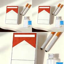 Novelty Cigarette Shaped Bubble Blower, Mini Portable Bubble Machine With Cigarette Pack Design, Funny Stress Relief Gag Toy For Relaxation, Pranks, Office Entertainment & Party Favors, Perfect Gift Idea For Men And Women - Nhiều màu sắc - Xem 13