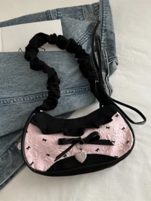 New Fashionable Casual Handbag, Versatile Commuter Tote Bag, Large Capacity Student Shoulder Bag - Multicolor - View 7