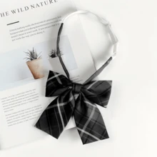 Women's Casual Plaid Bow 2 Pieces Set, Suitable For School, Daily Wear, And Dates - Multicolor - View 3