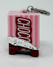 Keychain Holder Gel Holder Included At Random Bath B&BW Original Silicone And Glitter Figures Boot Flower Basket Cake Coquette Heart Seahorse Banana Suitcase Butterfly Christmas Cereal Milk Apple Villain Frosty Sausage - 棕色 - 查看 2