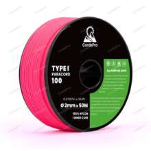 2mm X 50M 100lb Versatile Nylon Paracord For Tactical Bracelets, Lanyards, DIY Projects, Tie-Downs, Camping, Outdoor Multi-Purpose Braided Rope - Multicolor - View 30