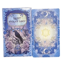 Silent Desolate Tarot Cards English Version Mysterious Divination Card Game 78 Cards With An Ethereal Art Style - Multicolor - View 4