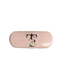 1个纯色眼镜盒，饰有黑色玫瑰和字母印花，设计新颖简约，防水防尘，便携式太阳镜收纳盒，男女通用眼镜盒，黑色眼镜盒，眼镜保护盒，硬质太阳镜盒，适合婚礼、伴娘礼物、新年、情人节等场合。 - 彩色 - 查看 40