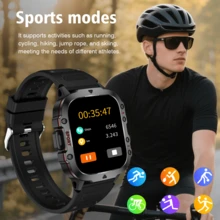 Smartwatch, llamada/marcación inalámbrica, múltiples modos deportivos, alerta y rechazo de llamadas entrantes, recordatorio de SMS, fondo de pantalla personalizable, compatible con iOS/Android - Multicolor - Ver 2