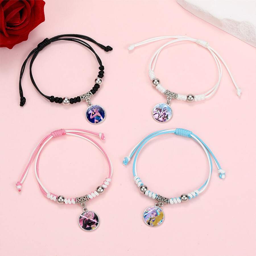22 estilos de pulsera de dibujos animados de Demon Hurters, brazalete minimalista ajustable, mercancía de fans - Multicolor - Ver 1