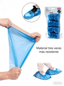 200  Casual    PEVA - Cubrezapatos desechables azules - Ver 3