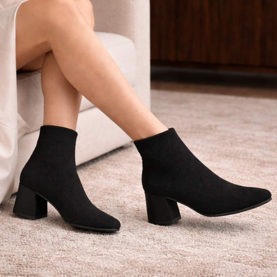 LAZZLU SHOES Women Ankle Boots & Booties - Black - View 1