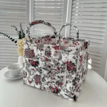 White Floral Print 8006