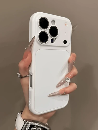 Phone Case - 1pc Jelly Case Instantly Transforms Into A Large Window. Apple Phone Case Compatible With Iphone 17/Air/17 Pro/17 Pro Max/16 Pro Max/15 Pro Max/14 Pro Max/13/12/11 Phone Case, Drop Protection, Softness