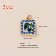 1/3个可爱时尚信封吊坠，包含花朵、鱼、樱桃、橙子、草莓、蝴蝶结、柠檬等造型，适合DIY项链、手链、耳环、包包链、钥匙扣等，18K镀金，防水防汗，休闲佩戴的理想之选，也是送给妻子、母亲、女友的创意礼物。 - 彩色 - 查看 24