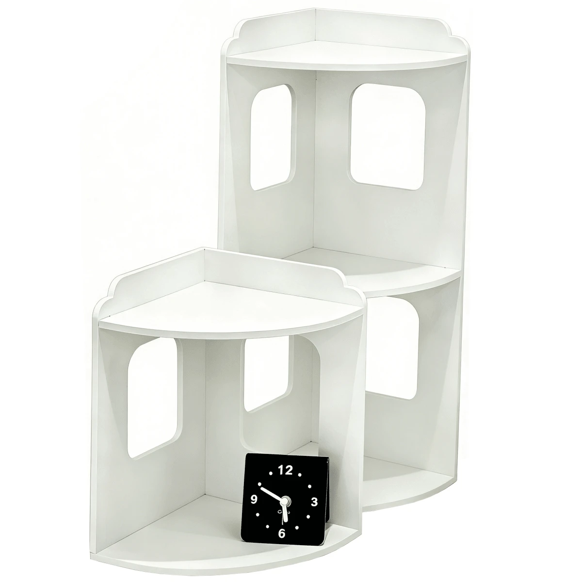 Dormitory Corner Bed Storage Shelf Multi-Layer Wall Partition Bedroom Triangle Desktop Corner Table Excellent Storage Solution - 查看 1