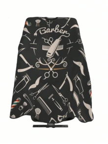 理发披肩，适用于理发、造型、染发、漂白，防粘连，防水披肩，可用于家庭烫发和染发，是美发沙龙的必备品。 - 彩色 - 查看 1