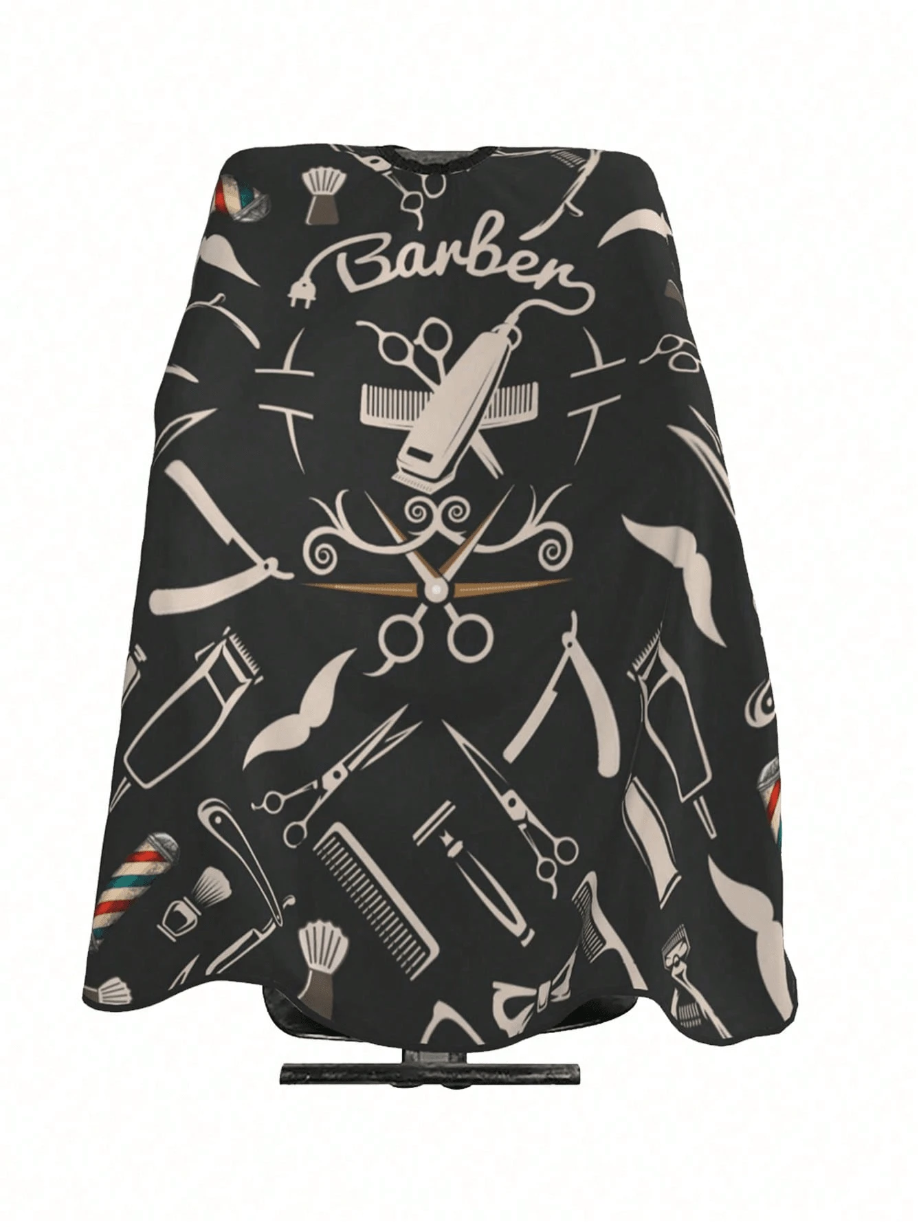 理发披肩，适用于理发、造型、染发、漂白，防粘连，防水披肩，可用于家庭烫发和染发，是美发沙龙的必备品。 - 彩色 - 查看 1