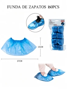200  Casual    PEVA - Cubrezapatos desechables azules - Ver 14