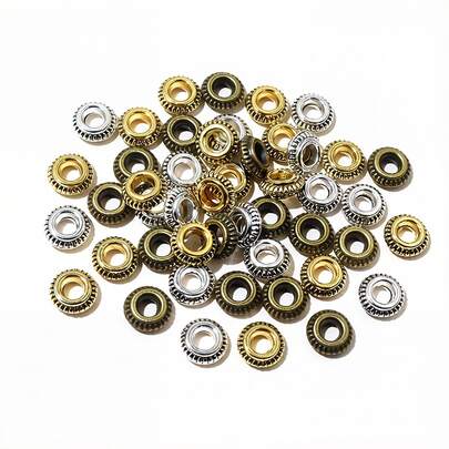 50pcs 5mm Diameter Wheel Stopper Spacer Beads Diy Jewelry Making Findings Accessories For Bracelet Necklace