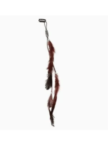 Künstliche Feder Boho Feder Quaste Haarclip mit Druckknopf, für den täglichen Gebrauch von Frauen, Haarzubehör, Haarclip, Haarspange, Haarnadel, Schulmaterial, Festival, Party - Verschiedenfarbig - Übersicht 6