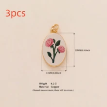 1/3个可爱时尚信封吊坠，包含花朵、鱼、樱桃、橙子、草莓、蝴蝶结、柠檬等造型，适合DIY项链、手链、耳环、包包链、钥匙扣等，18K镀金，防水防汗，休闲佩戴的理想之选，也是送给妻子、母亲、女友的创意礼物。 - 彩色 - 查看 28