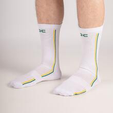 Adult Polyamide Running Socks With 3D Cuff, Breathable, Thermal Comfort, High Performance, Spinning, Cycling - Black Cup - View 7