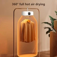Kynley 便攜式乾衣機，600瓦迷你電動折疊乾衣機，帶定時器，20分鐘快速烘乾輕薄衣物、內衣和嬰兒衣物，適合居家和旅行使用 ✅ 48/72小時內送達西班牙 - 查看 2