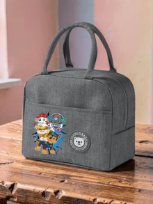 1 Túi đựng cơm trưa cách nhiệt in hình PAW Patrol - Túi giữ nhiệt hoạt hình có tay cầm, chống rò rỉ và có thể giặt được, hoàn hảo cho trường học, văn phòng hoặc dã ngoại. - Nhiều màu - Xem 6