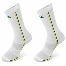 Adult Polyamide Running Socks With 3D Cuff, Breathable, Thermal Comfort, High Performance, Spinning, Cycling - 2對白色杯子 - 查看 1