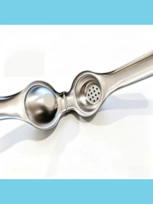 High-Efficiency Manual Lemon Juicer, Stainless Steel Citrus Juicer, Ergonomic Non-Slip Handle, Rust-Resistant Manual Juicing Tool, Suitable For Fresh Juice, Cocktails And Baking - Stainless Steel - View 3
