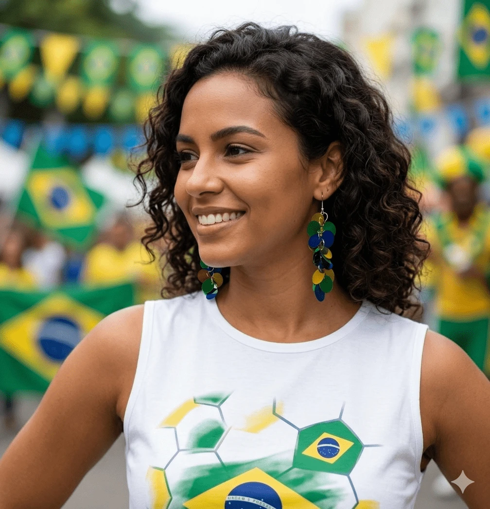 Earrings For The Brazil 2026 World Cup - EARRING 31 - View 1