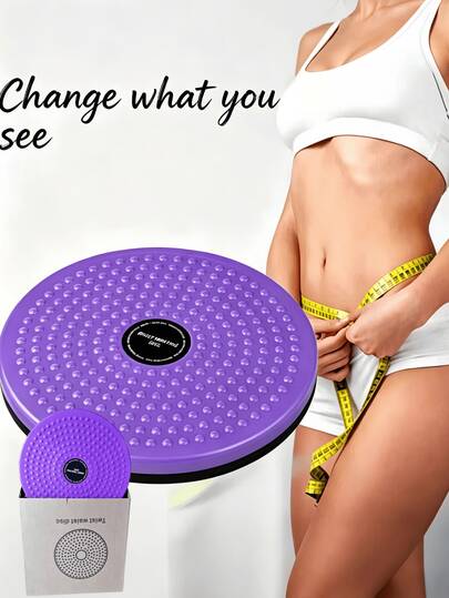 1pc Unisex Twist Waist Magnetic Twisting Plate, Multifunctional Fitness Workout Machine, Helps To Slim Waistline, Enhance Stability, Flexibility & Muscle Tension Gym Accessories, Sports, Gym, Home Exercise, Pilates, Yoga, Home Workout