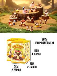 POP MART Disney Chip 'n Dale Series Blind Box, Classic Cartoon Character Figurines, ABS Hard Material Non-Plush, Mini Collectible Blind Box, Home Decor Display, Holiday Theme Party Decoration, Mystery Box, Birthday, Christmas Gift - Multicolor - View 12