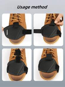 1pc Bike Gear Shift Pad, Anti-Slip Shoe Cover, Convenient Gear Shift Shoe Cover For Protection - Panty Liners - View 6