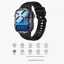 Smartwatch, llamada/marcación inalámbrica, múltiples modos deportivos, alerta y rechazo de llamadas entrantes, recordatorio de SMS, fondo de pantalla personalizable, compatible con iOS/Android - Multicolor - Ver 8