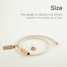 BLKSMTH Pulsera apilada de piel sintética con patrón grabado con láser en color oro rosa, regalo perfecto - Oro rosa - Ver 4