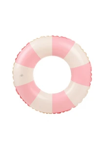 Adult Double Air Chamber Backrest Swimming Ring, Inflatable Striped Water Park Floating Swimming Ring (Handle Color Random), Lightweight And Durable, Suitable For Beach, Pool Party, Summer Fun, Water Safety, Photography Props And Decoration, Inflatable Pool Buoyancy Device, Beach Essential, Classic Design, Must-Have For Home Pool, Beach Party, Unique And Fun Style - Multiple Styles - View 13