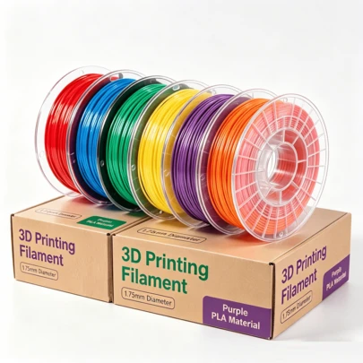 250g 1.75mm Filamento de impresora 3D de seda PLA | Acabado brillante y suave premium de varios colores | Carrete empacado individualmente para bolígrafos de impresión 3D y máquinas FDM | Suministros para impresora 3D | Impresora 3D Filamento