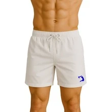 KIT 3 Camiseta + 3 Short Tactel Elastano Bermuda Dry Fit Masculina BERZEK Old School Academia Original 6 PEÇAS - Preto, Azul e Branco - Visão 5