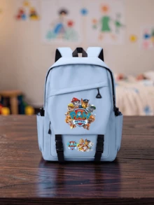 Paw Patrol 3件套汪汪队立大功大容量背包 - 手提袋和铅笔盒，配有可调节肩带，适合日常通勤、返校和旅行。 - 彩色 - 查看 5