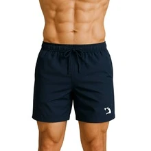 KIT 3 Camiseta + 3 Short Tactel Elastano Bermuda Dry Fit Masculina BERZEK Old School Academia Original 6 PEÇAS - Preto, Azul e Branco - Visão 8