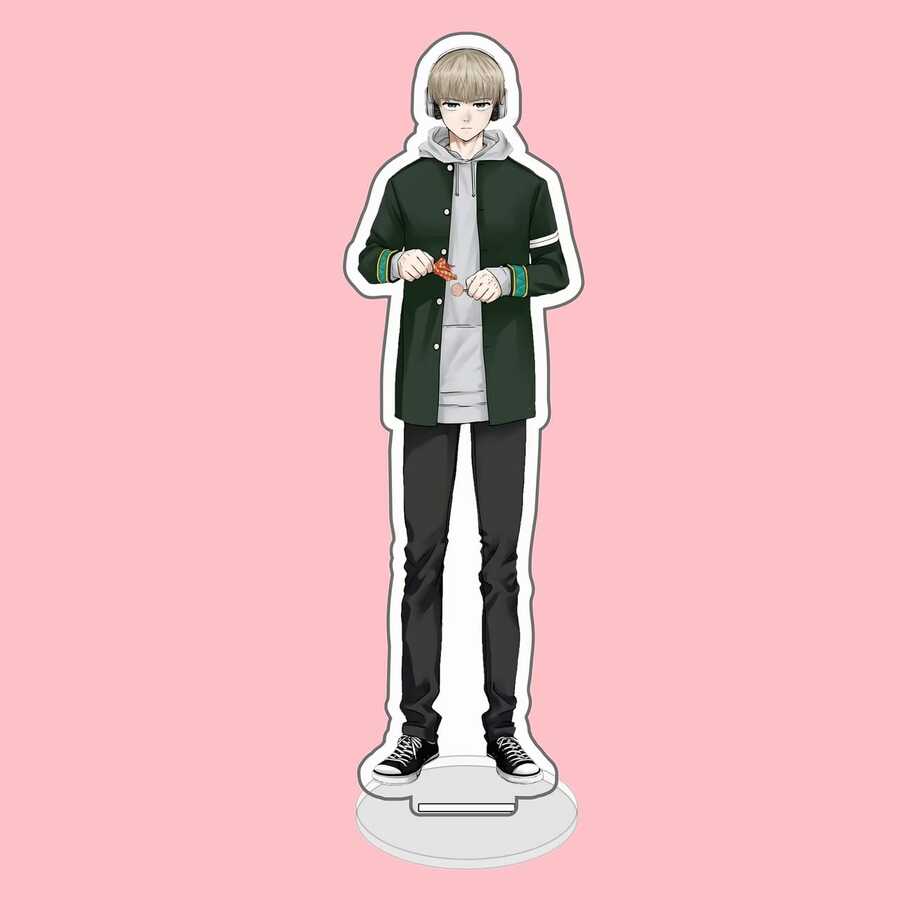 2D Flat Single-Sided Anime Style Acrylic Stand Desktop Decor, Wind Blade Theme, Home Room Decoration, Ideal Birthday Gift For Friends And Anime Fans - Standee - View 1
