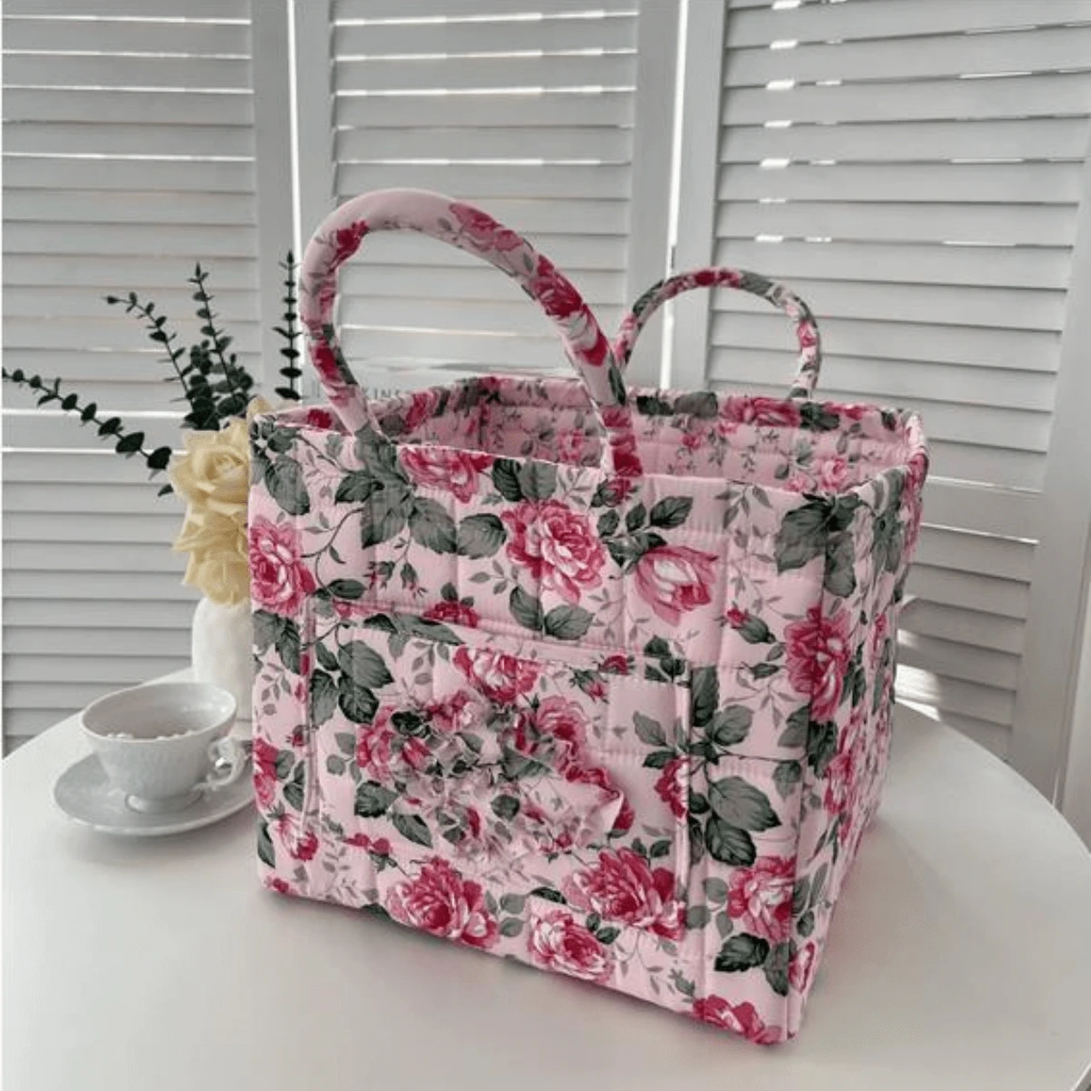 Large Capacity Fabric Storage Baskets Laundry Baskets With Easy Carry Handles Laundry Hampers - Red - View 1
