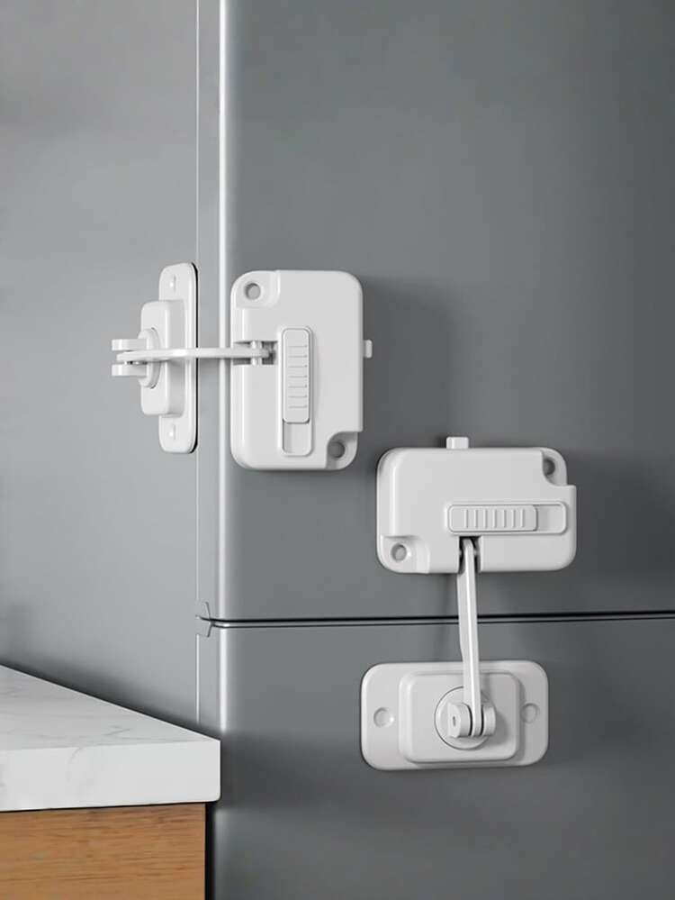 1 khóa an toàn cho tủ và ngăn kéo tủ lạnh, dễ dàng lắp đặt. - Nhiều màu - Xem 2