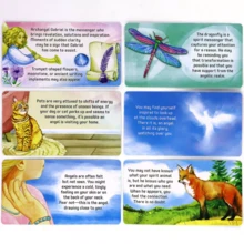 Angel Connection Oracle Cards - A Set Of 40 Beautifully Illustrated Cards Designed To Guide Readers In Recognizing And Interpreting Angelic Signals, Numbers, And Symbols, Aiming To Help Readers Receive Angelic Guidance And Blessings. - Multicolor - View 2