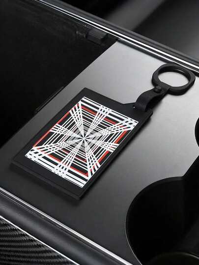 Silicone Key Card Holder Case For Tesla Full Coverage Anti-Drop No Signal Blocking Anti-Bending Washable Anti-Fingerprint Premium Baby- Silicone Material Universal Fit For Tesla New Highland Model 3/Y/S/X Car Key Protection Auto Interior Accessories