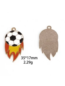 1 Pair Soccer Pendant Lingerie, Customizable Text, Suitable For Weddings, World Cup And Anniversary Occasions - Multicolor - View 3