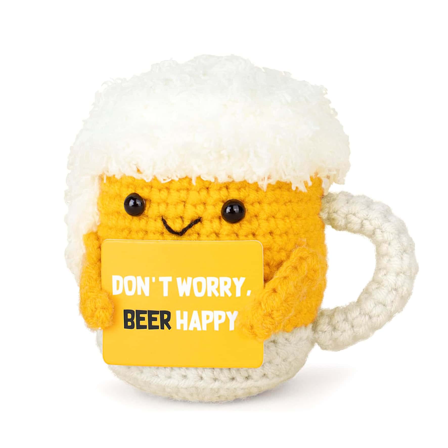 1pc Cheer Up With Positive Energy Crochet, Emotional Crochet Dolls, Cute Crochet Potato Partner Toys And Positive Energy Cards, Provide Funny Joke Gifts For The Best Friend's Birthday Female Teacher, Hand-Made Mental Health Gifts For Friends, Inspiring Gifts For Grandparents, Mothers, Fathers And Teen Families. Give Gifts To Men, Women, Friends, Daughters, Holiday Gifts, Birthday Gifts, Mother's Day Gifts - Multicolor - View 1