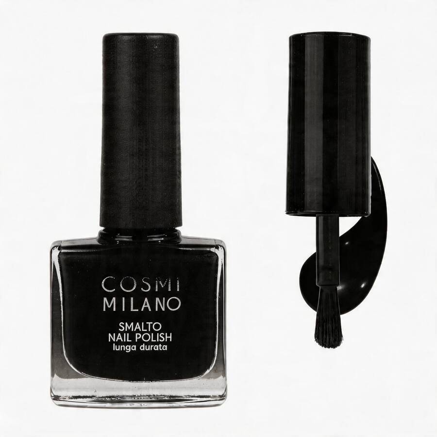 COSMI MILANO One Piece 9ml Effect Nail Polish With Moisturizing And Nourishing Treatment And Professional Salon Gloss Finish. With A Glossy Glass Effect, Natural Transparent Gel, Long-Lasting, Quick-Drying For Elegant And Professional Nail Care, Very Suitable For Use In Spring And Summer. - 黑色的 - 查看 1